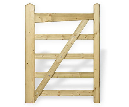 Timber pedestrian gates