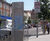 dCipher Monolith - stainless steel wayfinding sign with graphic panel 9