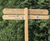 Rustic Oak Fingerpost - outdoor timber wayfinding 8
