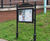 External metal noticeboards 10
