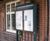 External metal noticeboards 9