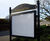 External metal noticeboards 8