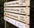 Ladder Sign - wood, engraved oak outdoor wayfinding 0