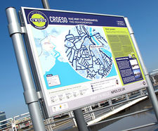 Lancer™ - stainless steel interpretation display signage