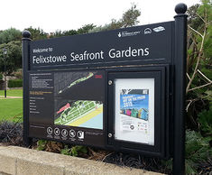 Interpretive, wayfinding & badging signage for seafront