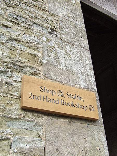 Traditional bespoke oak signage for the National Trust | Images