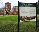 Traditional wayfinding signs - Worth Park  - on this page