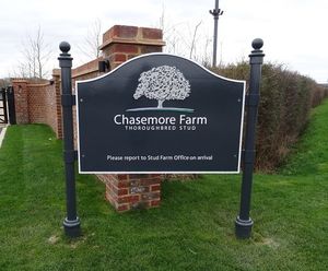 High quality branded signage scheme for stud farm