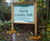 Bowman A Entrance Sign - oak outdoor sign for site or building entrances 5