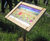 Musketeer Twin Leg Wooden Lectern - oak display stand for signage 1