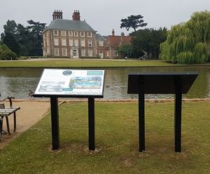 Bespoke signage for historic Forty Hall