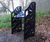 Train-themed signage for Alban Way cycle path 0