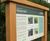 Bowman A Entrance Sign - oak outdoor sign for site or building entrances 11