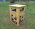 Engraved timber picnic tables, seats and bins for park 5