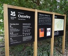 Signage and wayfinding strategy for historic grounds