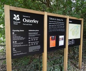 Signage and wayfinding strategy for historic grounds