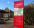 Enigma Monolith - stainless steel outdoor wayfinding sign system 3
