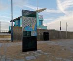 Contemporary wayfinding signage scheme for coastal town