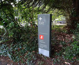 On-brand signage suite for Historic England head office - on this page