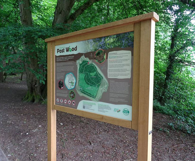 Welcome and wayfinding signage for recreation ground