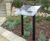 Chelmer Twin Leg Steel Lectern - stainless steel outdoor display stand 5