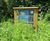 Curved metal interpretation signs for nature reserve 5