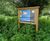 Curved metal interpretation signs for nature reserve 6