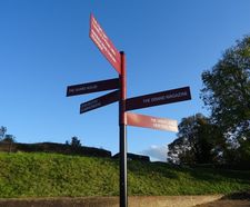 Wayfinding and interpretation signage - Fort Amherst