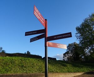 Wayfinding and interpretation signage - Fort Amherst