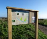 Visitor signage for Seaford Head Nature Reserve - on this page