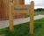 Woodsman badging sign - engraved oak outdoor signage 1