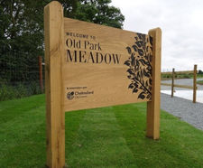 Woodsman™ entrance sign