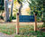 Grenadier Directional Sign - oak and aluminium wayfinding 1