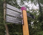 Wayfinding signage for Beckenham Place Park