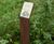 Corten weathering steel interpretation lecterns 3
