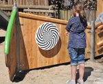 Sensory Playground Equipment for outdoor spaces - Timber play panels