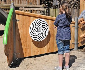 Sensory Playground Equipment for outdoor spaces - Timber play panels