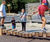 Balance Blocks - wooden playground balance trail for children 0