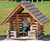 Small Playing House Made Of Larch - wooden playhouse for young children 1