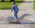 Little Whale - stainless steel water play rocker for playgrounds 1
