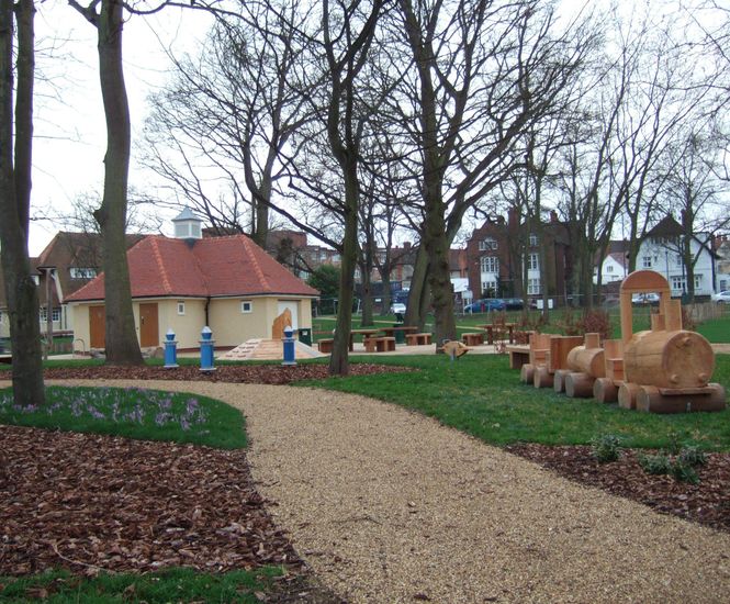 Play area, Howard Park and Gardens, Letchworth