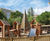 Middle Pyramid Tower - large steel and wood playground climbing structure 2