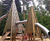 Middle Pyramid Tower - large steel and wood playground climbing structure 3