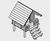 Small Playing House Made Of Larch - wooden playhouse for young children 4