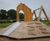 Dwarf Hill Slide - timber playground mound for climbing and sliding 1