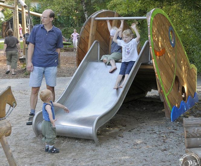 Richter Spielgerate Big Fish slide and ramp