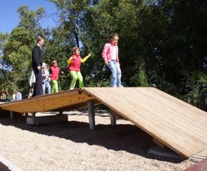 Richter Spielgeräte Big seesaw platform