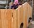 Dwarf Castle - wooden playground climbing structure for children 1