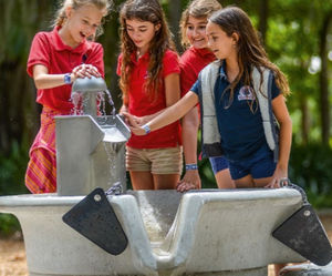 Concrete water basins and reservoirs