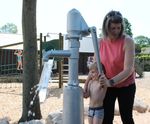Water and water play area for Wentworth Garden Centre